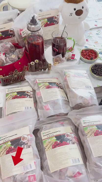 Ginseng Five Treasure Tea